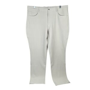 FootJoy Golf 5‎ Pocket Pants Athletic Fit Performance Mens 38x33 Beige Stretch